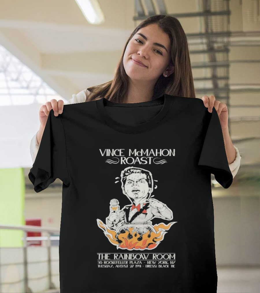 Vince McMahon Roast The Rainbow Room August 27 1974 New York Black Tie Event T-Shirt