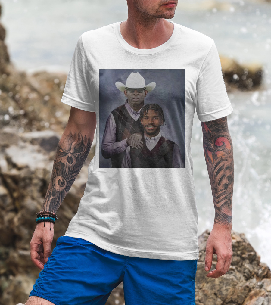 Deion Sanders And Shedeur Sanders Step Brothers Cowpoke T-Shirt