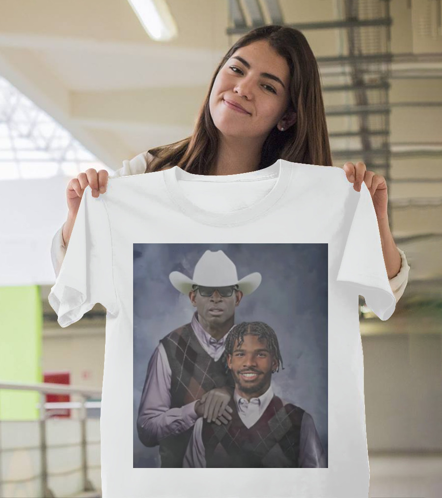 Deion Sanders And Shedeur Sanders Step Brothers Cowpoke T-Shirt