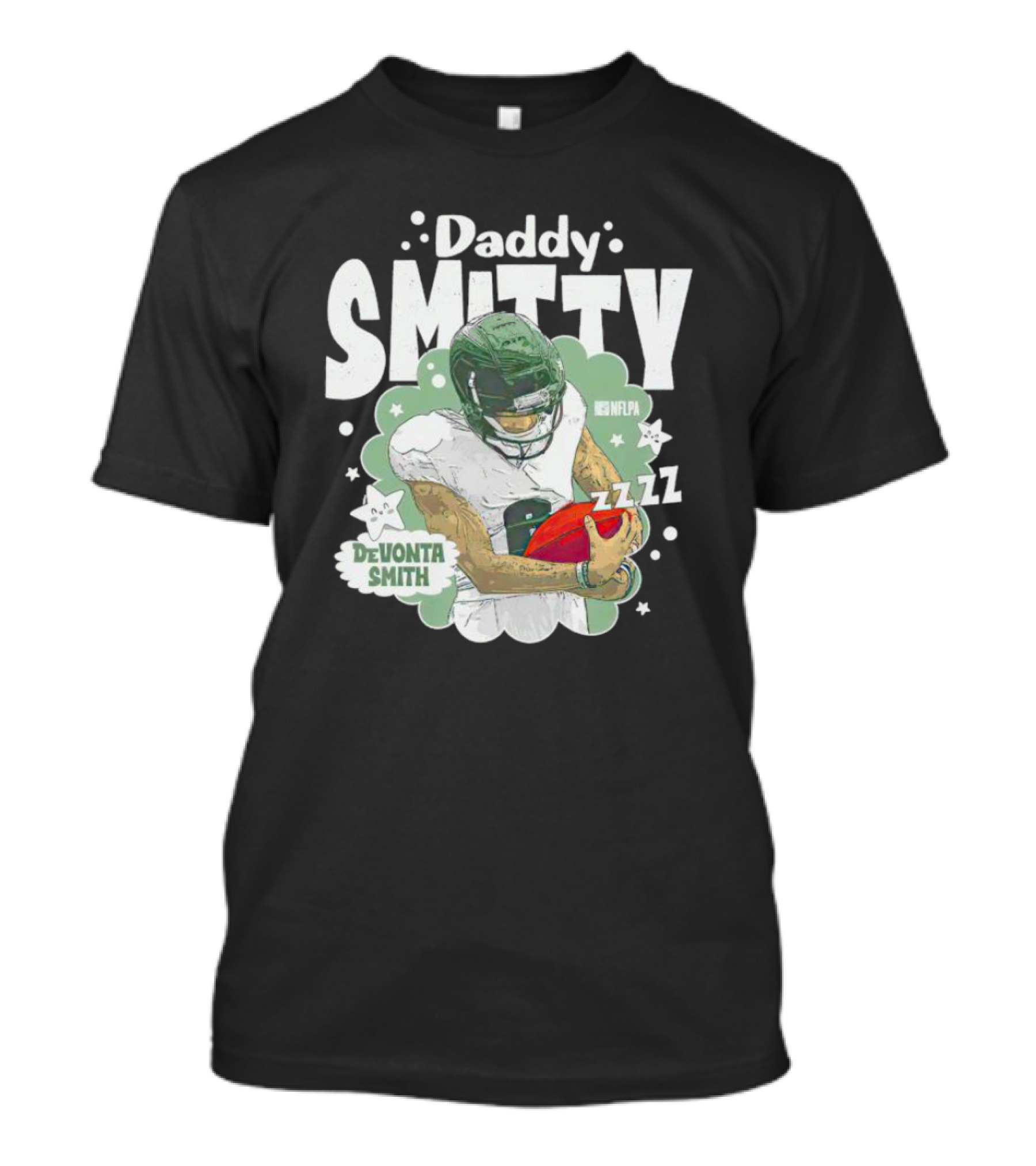 Daddy Smitty Devonta Smith NFLPA Zzzzz Football Star T-Shirt