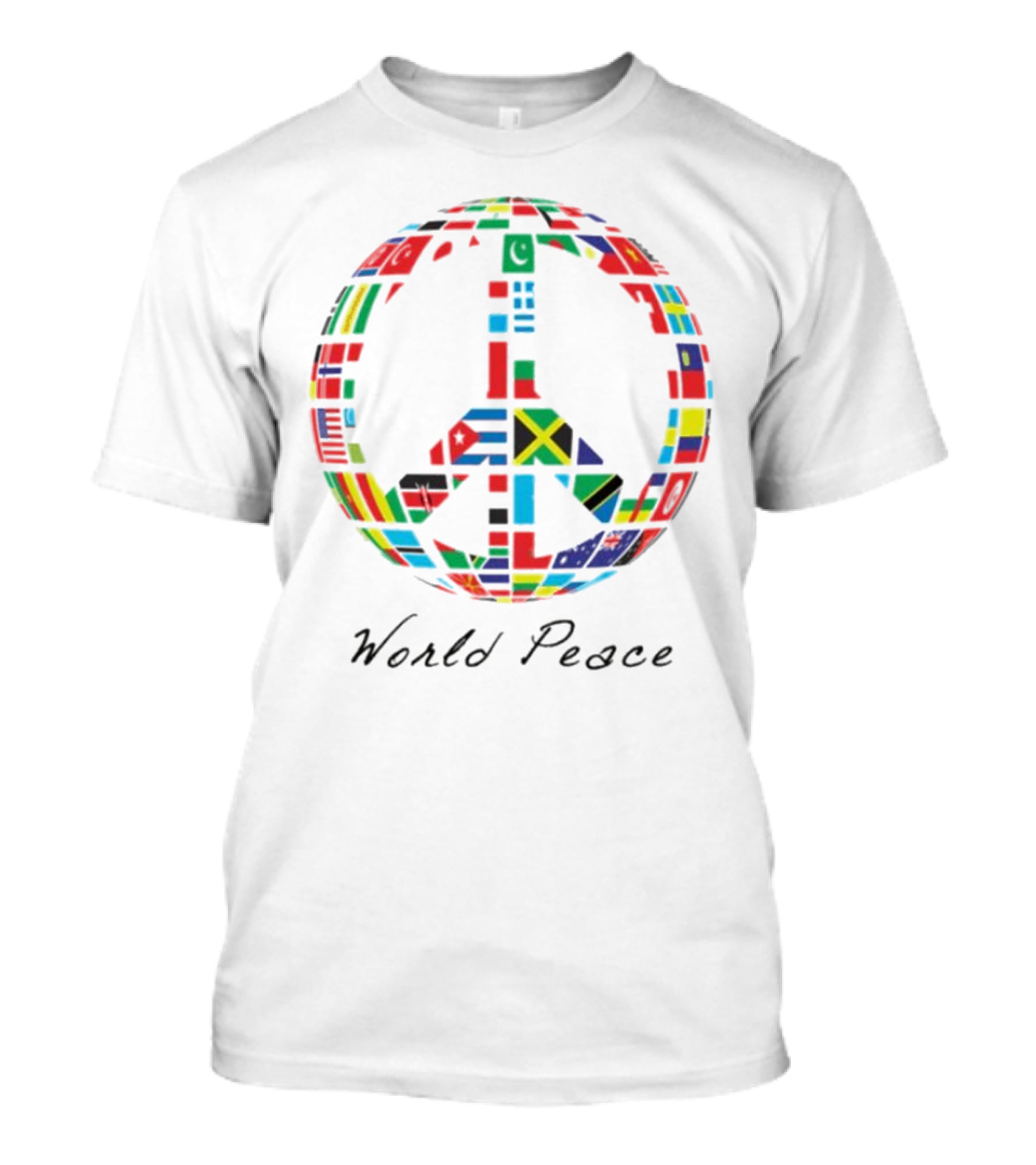 World Peace International Flags Peace T-Shirt