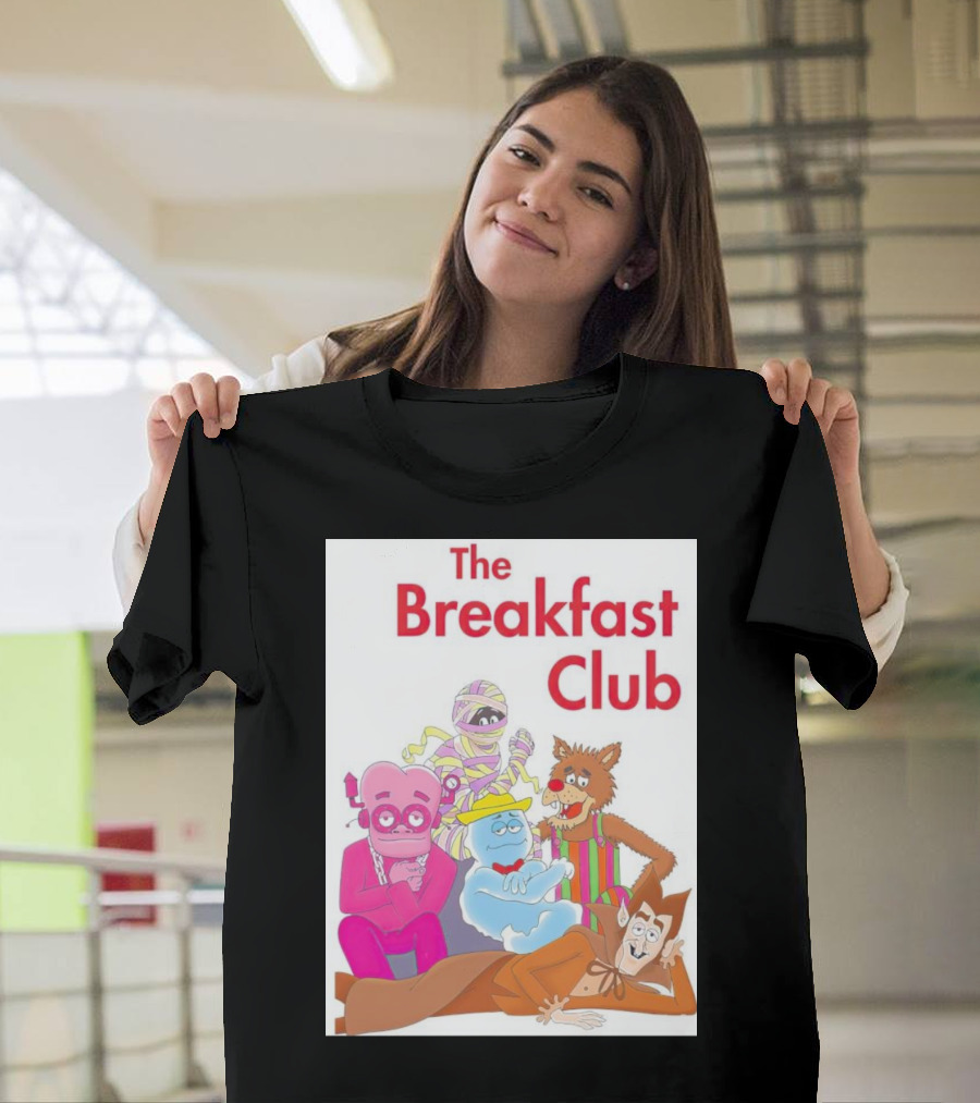 The Breakfast Club Monsters Cereals Figurines Characters T-Shirt