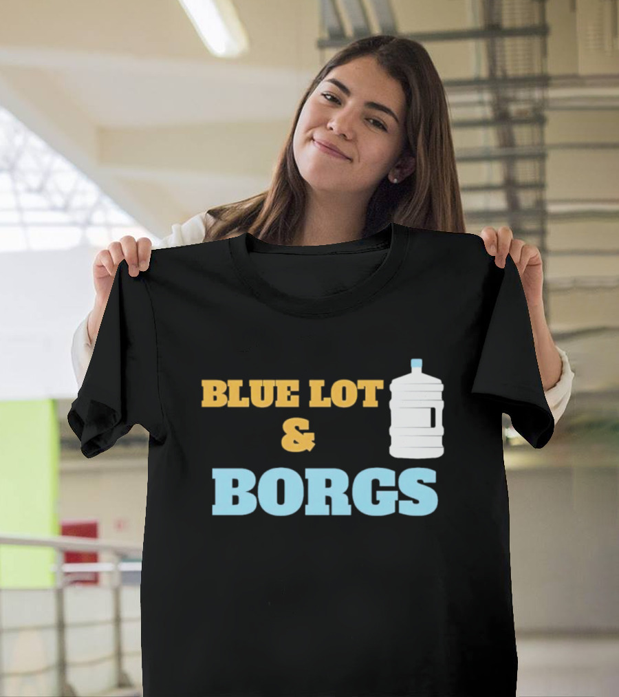 Blue Lot and Borgs Party Gallon T-Shirt