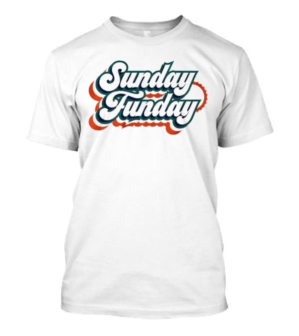 Sunday Funday Miami Dolphins Football T-Shirt