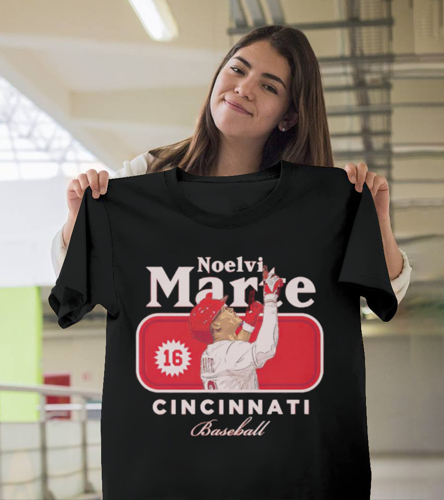 Noelvi Marte Cincinnati Baseball 16 T-Shirt