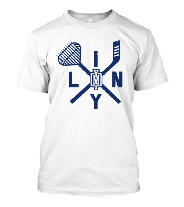 LINY VM Clam Rake Hockey Crossed Sticks T-Shirt