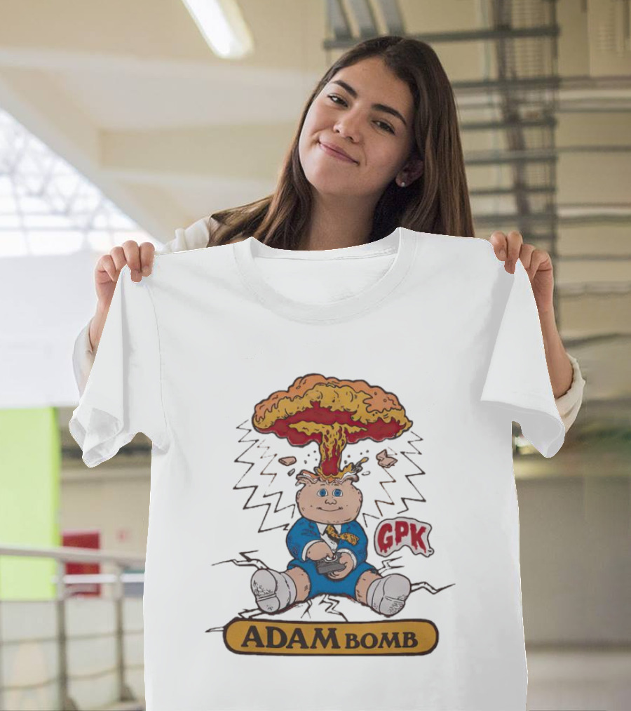 Garbage Pail Kids Adam Bomb GPK Explosion T-Shirt