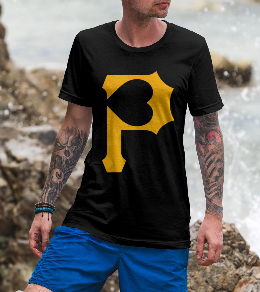 Heart Of Pittsburgh Pirates 'P' T-Shirt