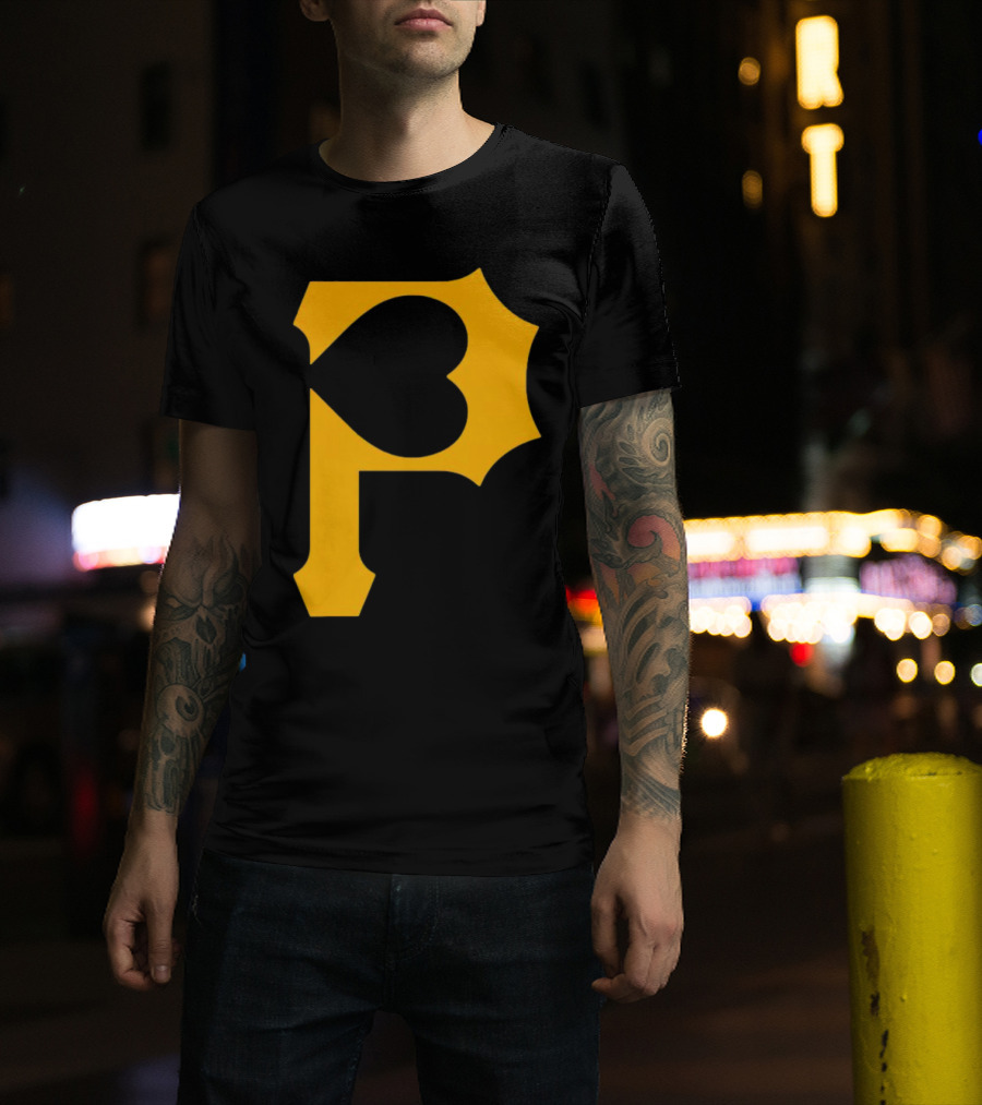 Heart Of Pittsburgh Pirates 'P' T-Shirt