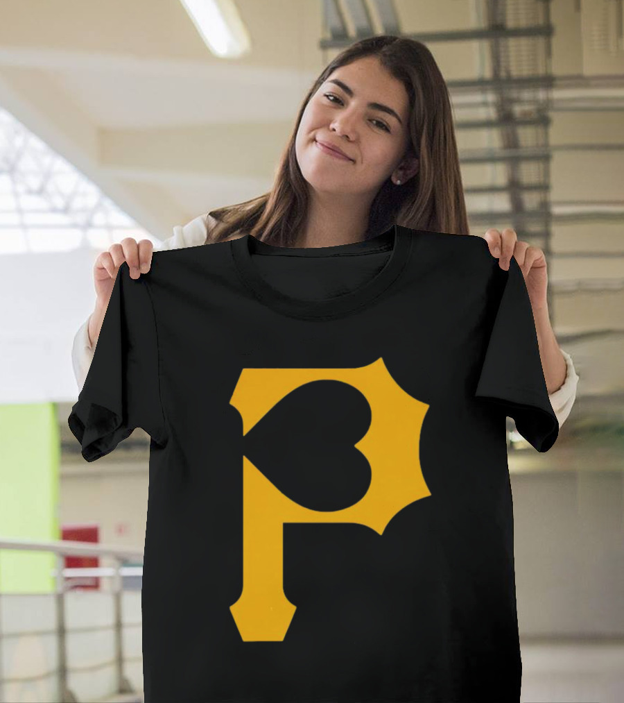 Heart Of Pittsburgh Pirates 'P' T-Shirt