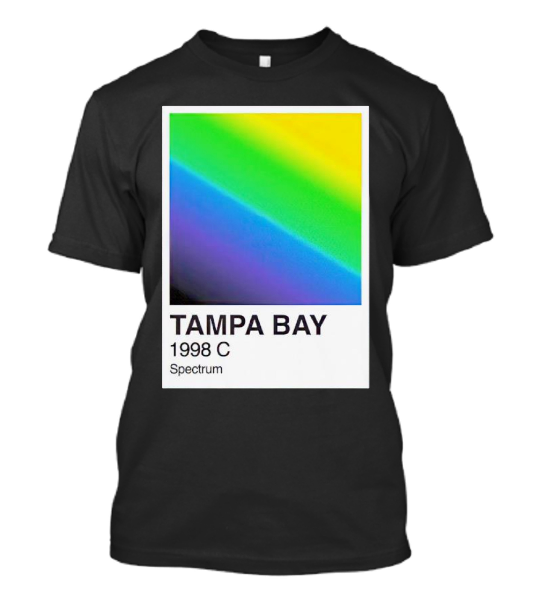 Tampa Bay 1998 C Spectrum Rainbow Gradient T-Shirt