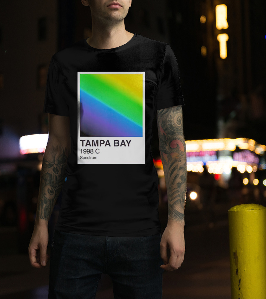 Tampa Bay 1998 C Spectrum Rainbow Gradient T-Shirt