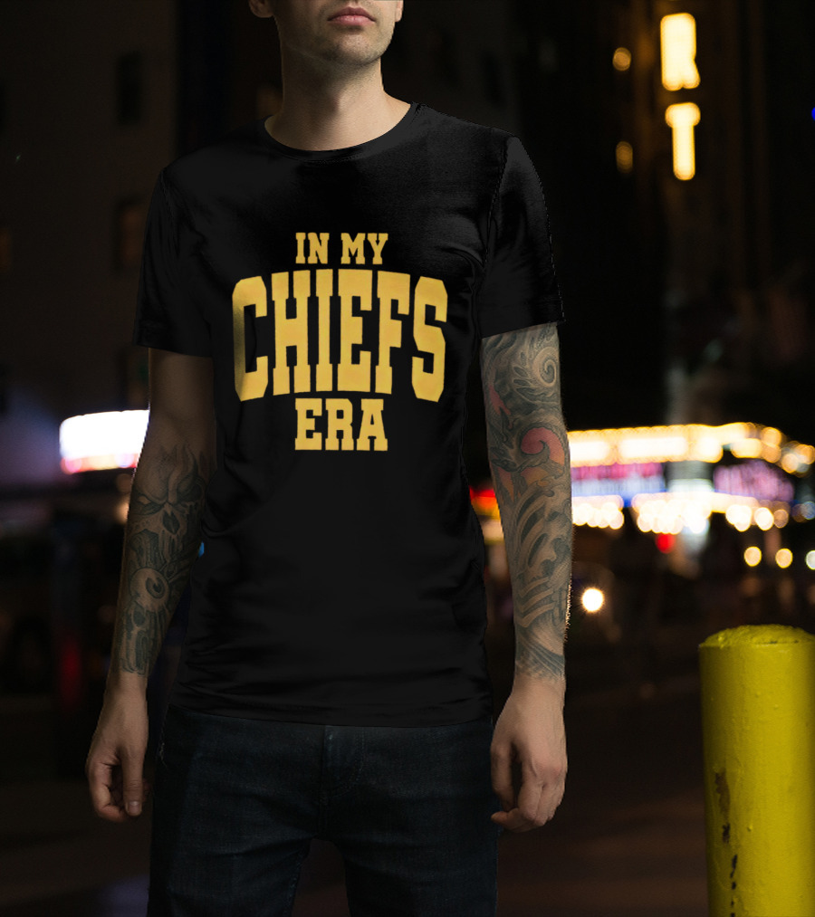 In My Chiefs Era Kansas City Football Fandom T-Shirt