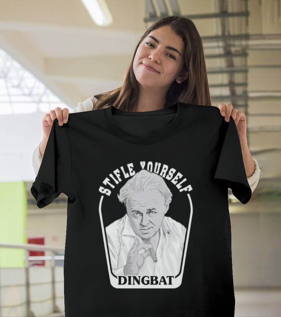 Stifle Yourself Dingbat Men's Iconic Character T-Shirt