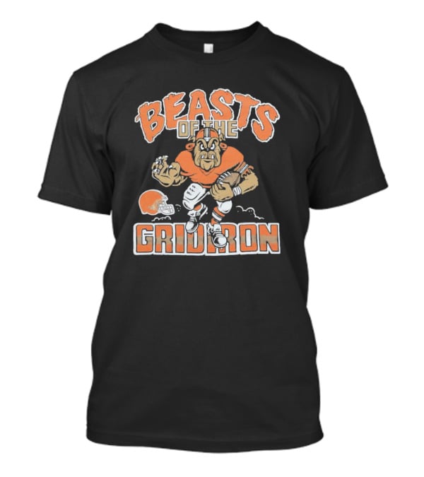 Cleveland Browns Beasts Of The Gridiron Football Bulldog T-Shirt