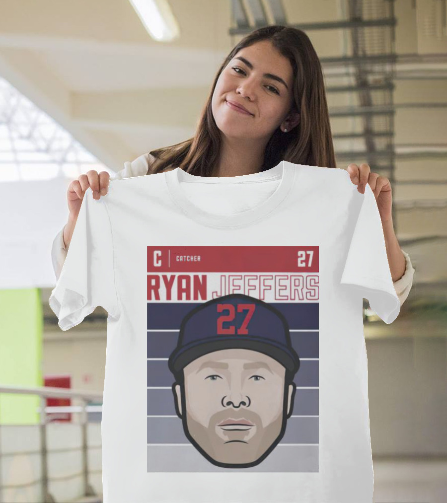 Ryan Jeffers C Catcher 27 Minnesota Twins T-Shirt