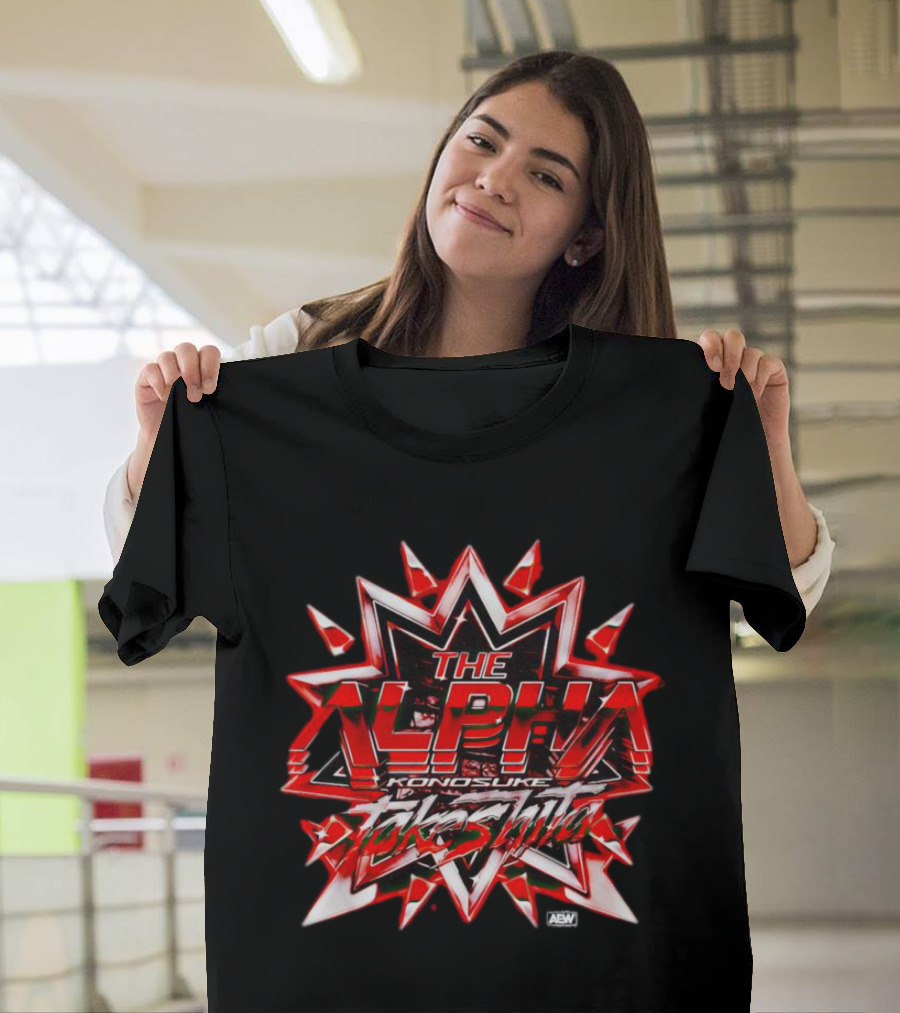 The Alpha Konosuke Takeshita AEW Starburst T-Shirt