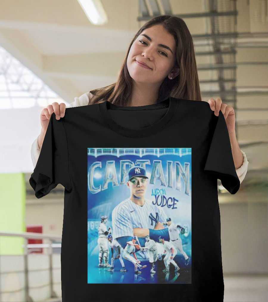 Aaron Judge New York Yankees Captain Baseball T-Shirt