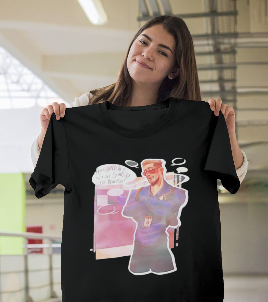 Aver Horacio Yo Le Voy A Ser Sincero De Acuerdo Cool Sunglasses Confident Pose T-Shirt