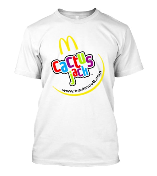 Cactus Jack McDonald's Www.travisscott.com Smile T-Shirt