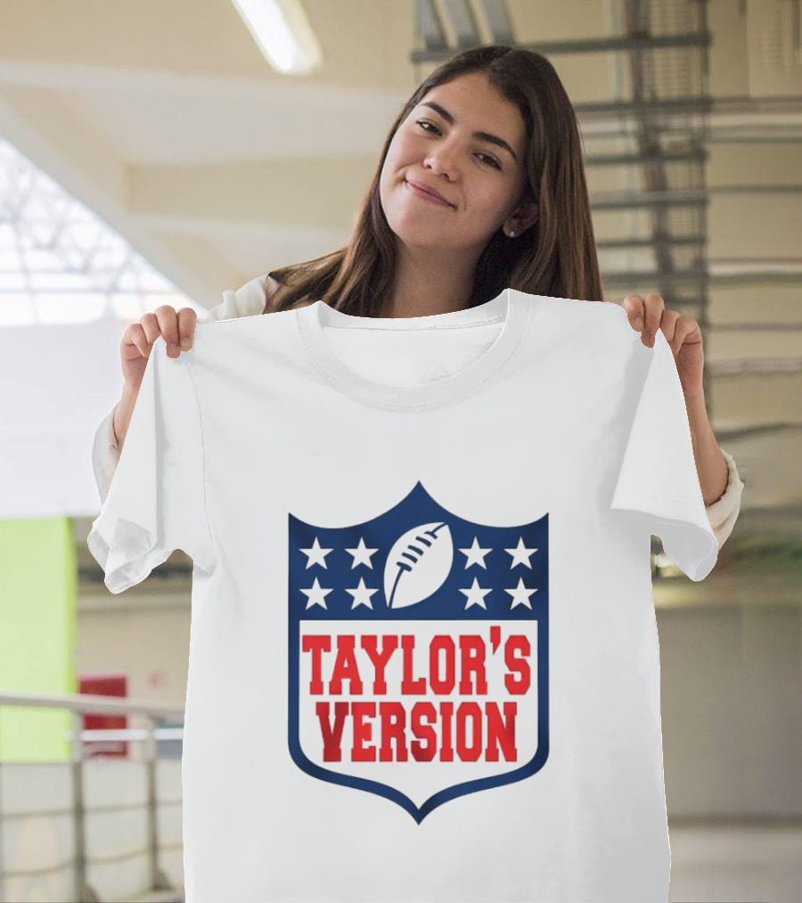 Taylor's Version Football Shield NFL T-Shirt