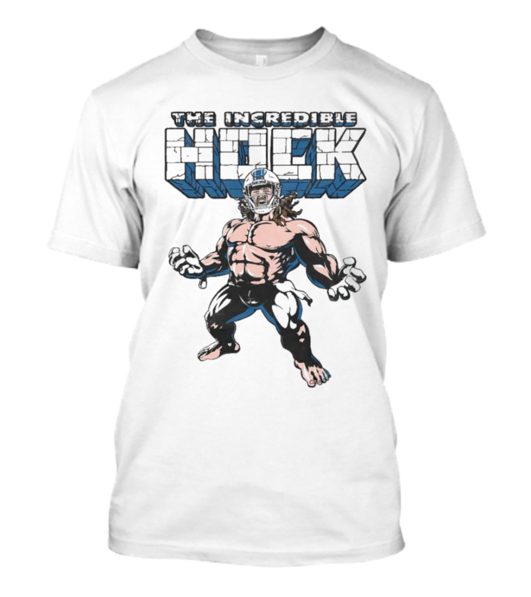 The Incredible Hock TJ Hockenson Detroit Lions Football Hero T-Shirt