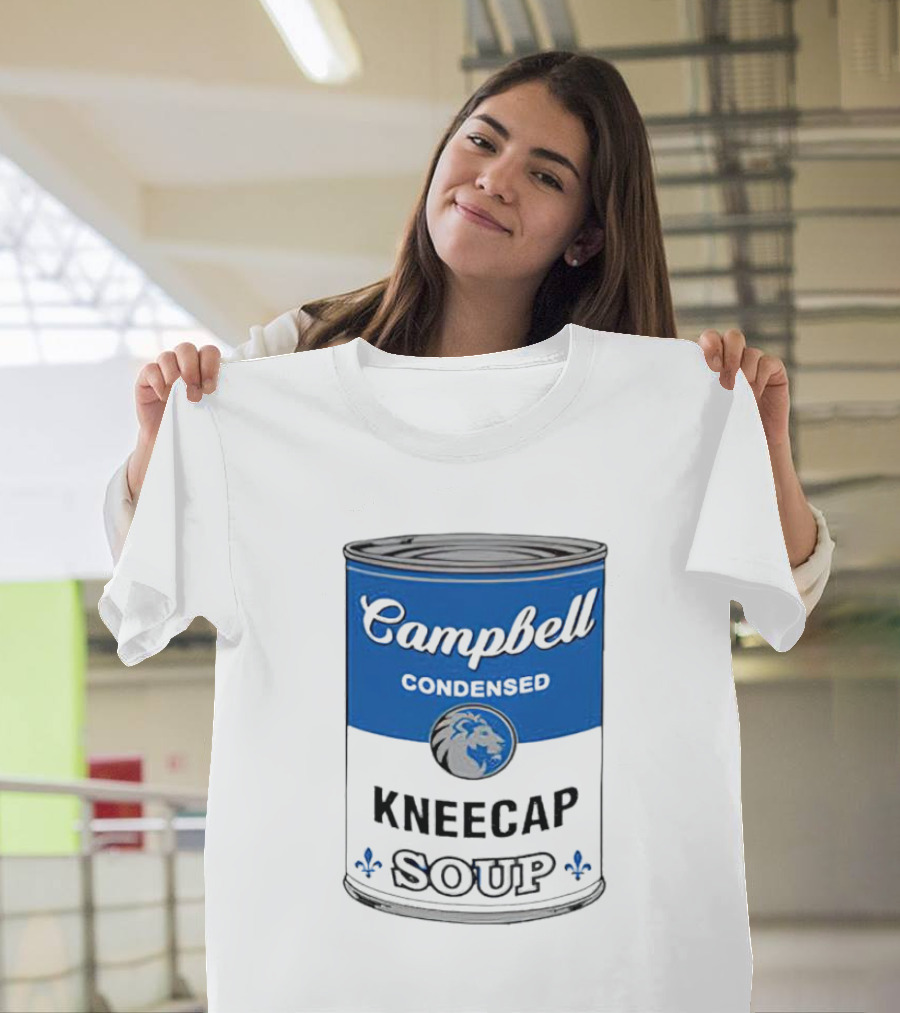 Campbell Condensed Kneecap Soup Lions Fan T-Shirt