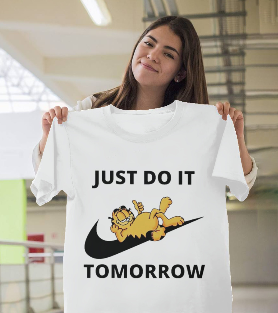 Garfield Just Do It Tomorrow T-Shirt