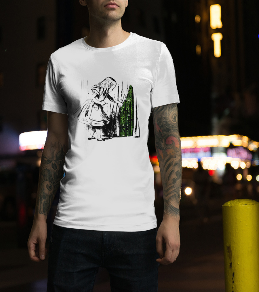 Alice Enters The Matrix New World T-Shirt