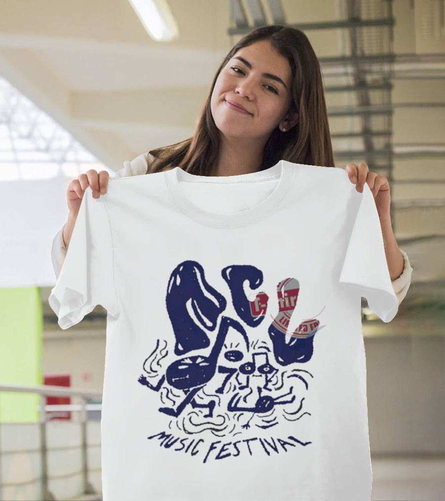 ACL Music Festival Flamingo Character Style Merch T-Shirt