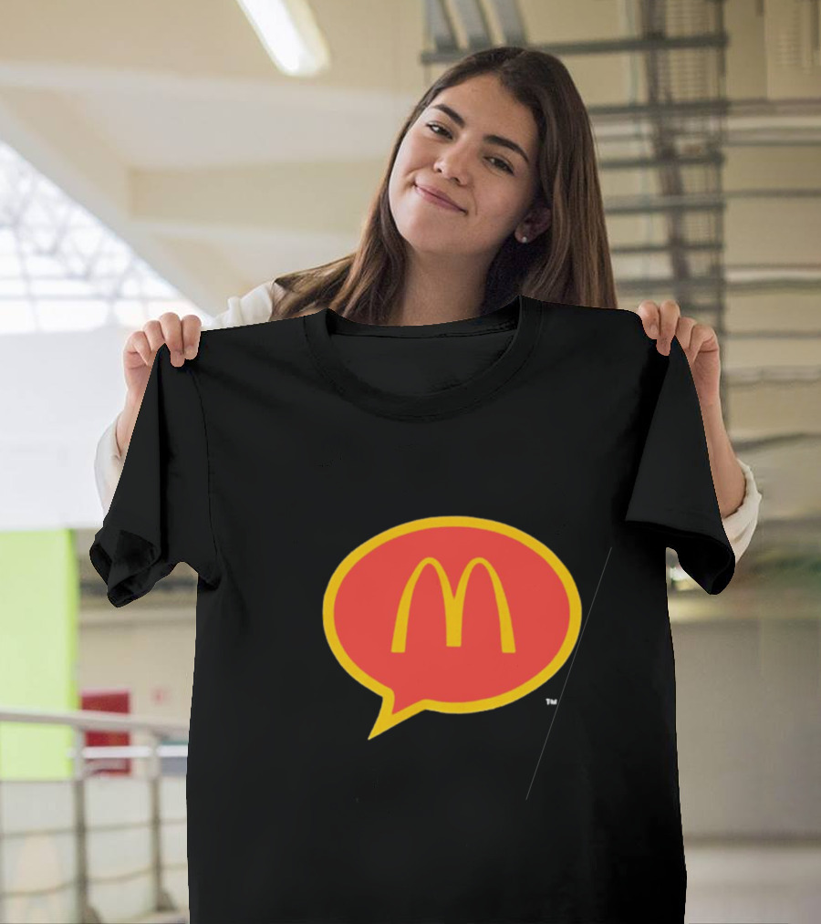 McDonald's 90s Logo In Retro Speech Bubble T-Shirt