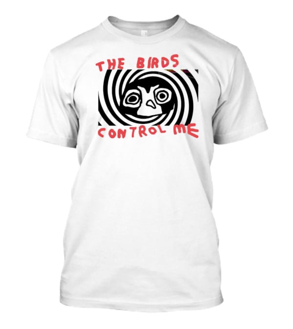 The Birds Control Me Spiral Face T-Shirt