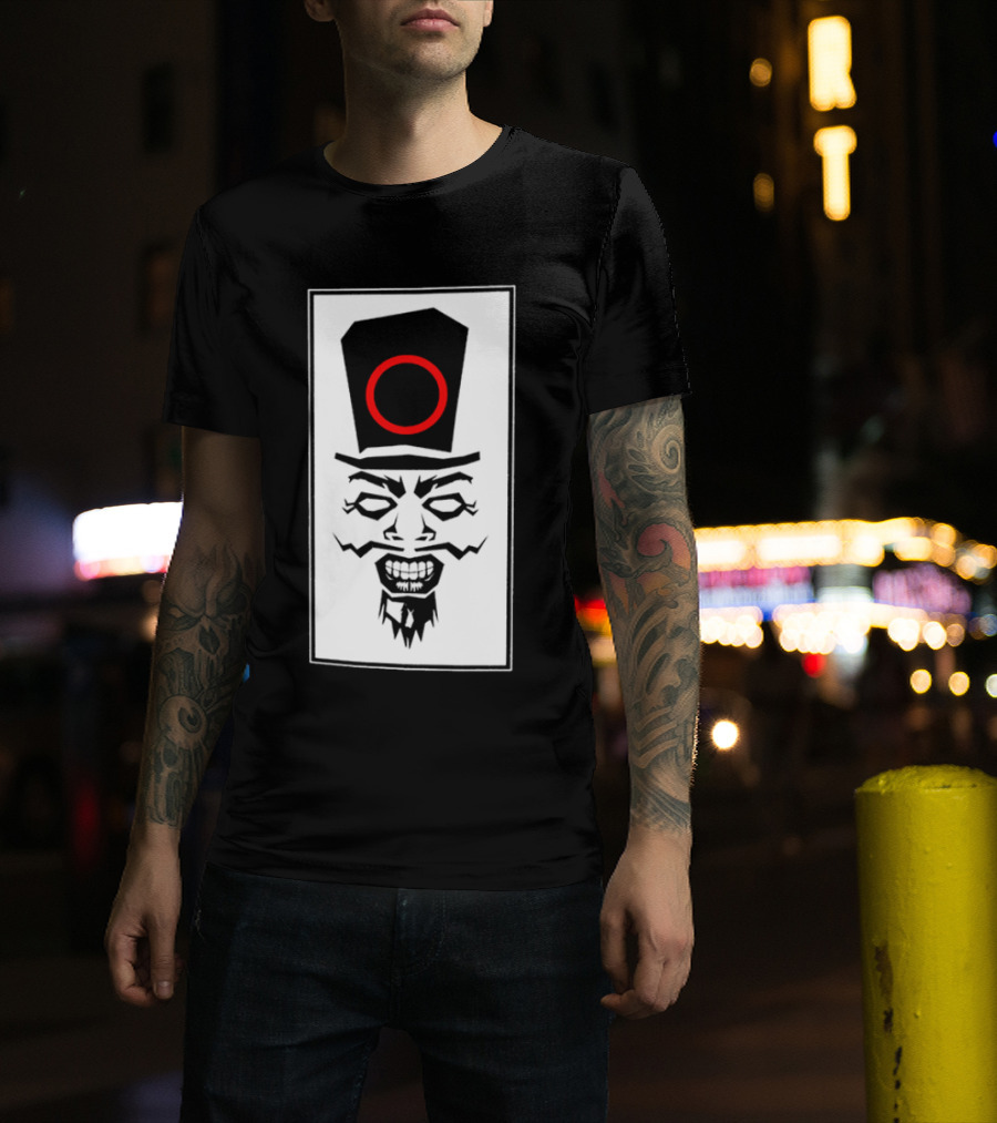 Uncle Howdy Creepy Graphic Mineral Wash Revel In What You Are T-Shirt