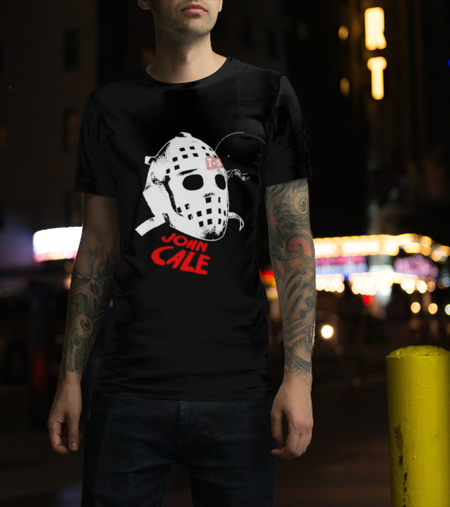 Jokermen Podcast John Cale Hockey Mask T-Shirt