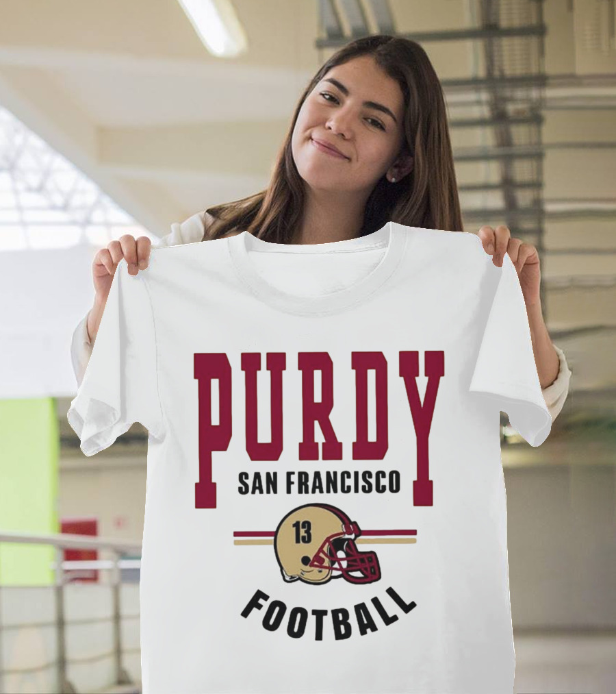 Brock Purdy San Francisco Football Vintage Helmet T-Shirt