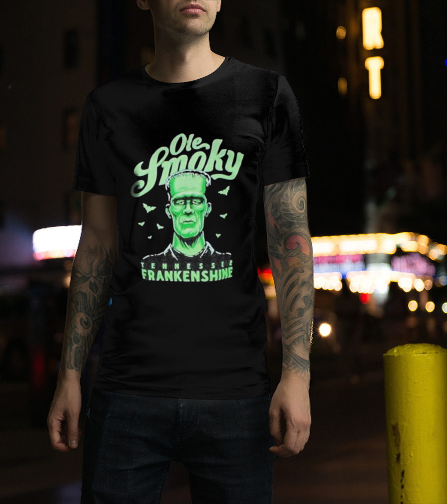 Ole Smoky Tennessee Frankenshine Green Monster T-Shirt