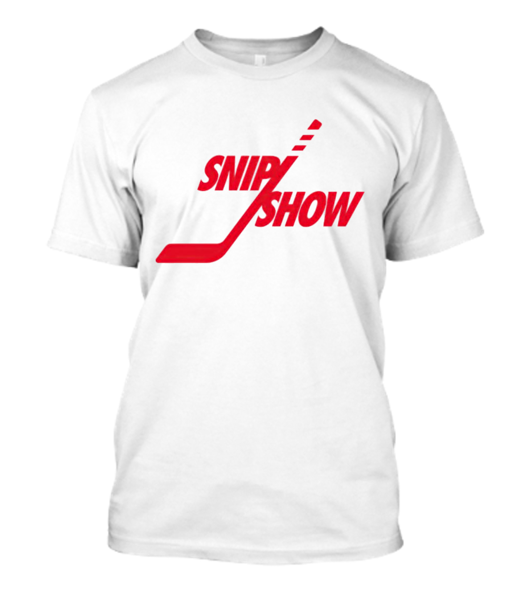 Detroit Red Wings Snip Show Hockey Stick T-Shirt