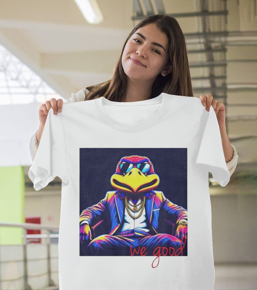 Jayhawks Big Jay in Suit We Good T-Shirt