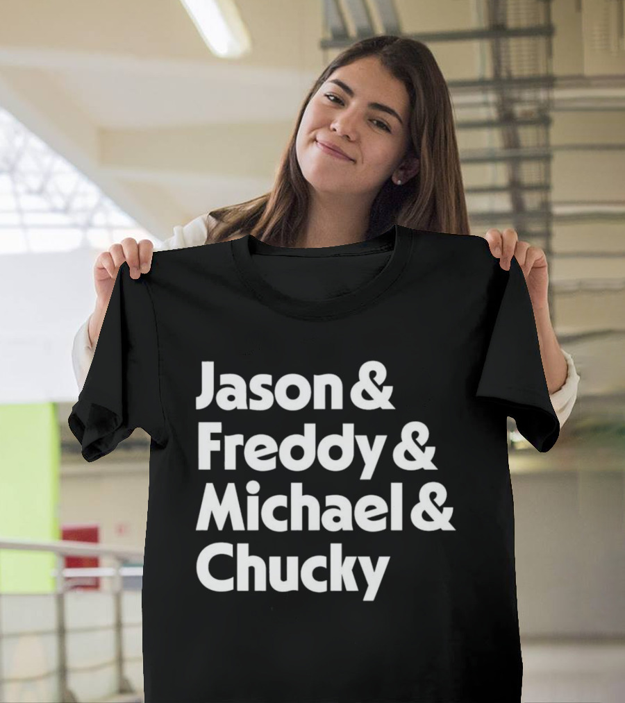 Jason Freddy Michael Chucky Horror Icons T-Shirt