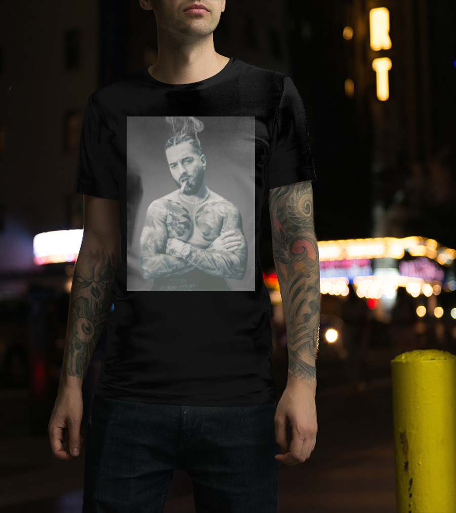 Maluma Don Juan Smoke Tattoo Tour T-Shirt