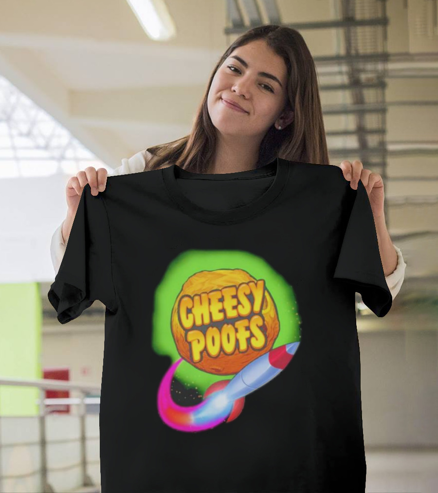 South Park Cheesy Poofs Snack With Rocket T-Shirt