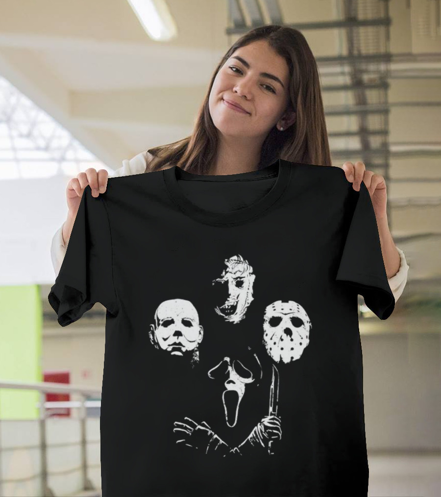 Leatherface Michael Myers Jason Voorhees Ghostface Bohemian Killers T-Shirt