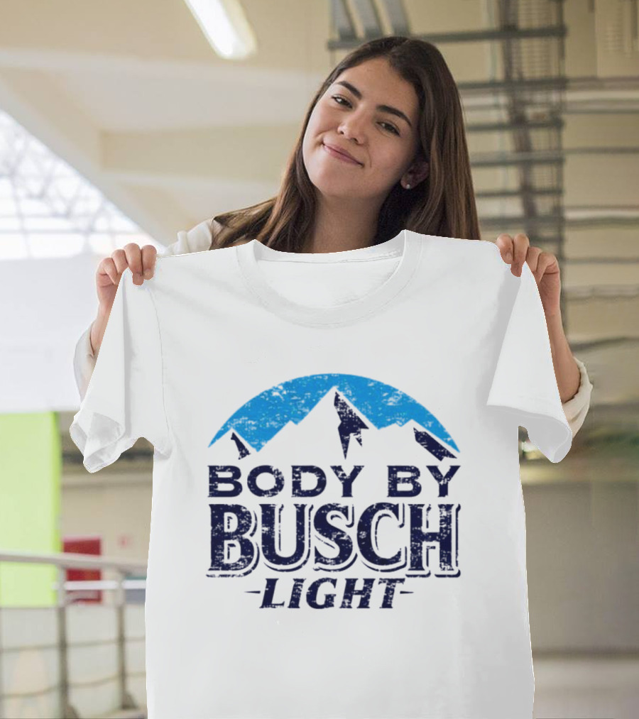 Body By Busch Light Blue Mountain T-Shirt
