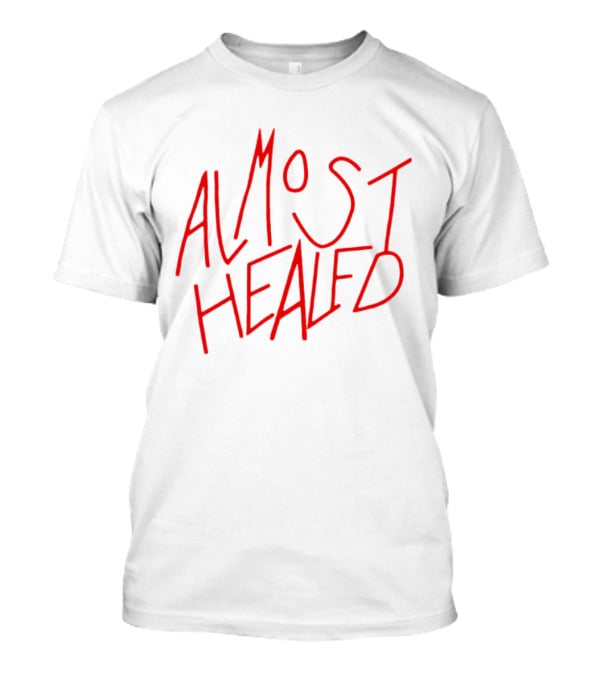 Lil Durk Almost Healed Red Stylized Text T-Shirt