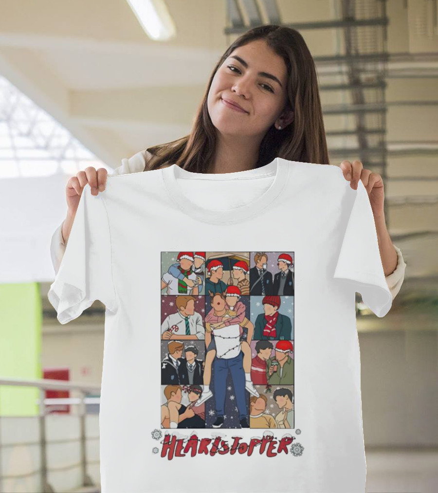 Nick And Charlie Heartstopper Christmas Scenes Eras Tour T-Shirt
