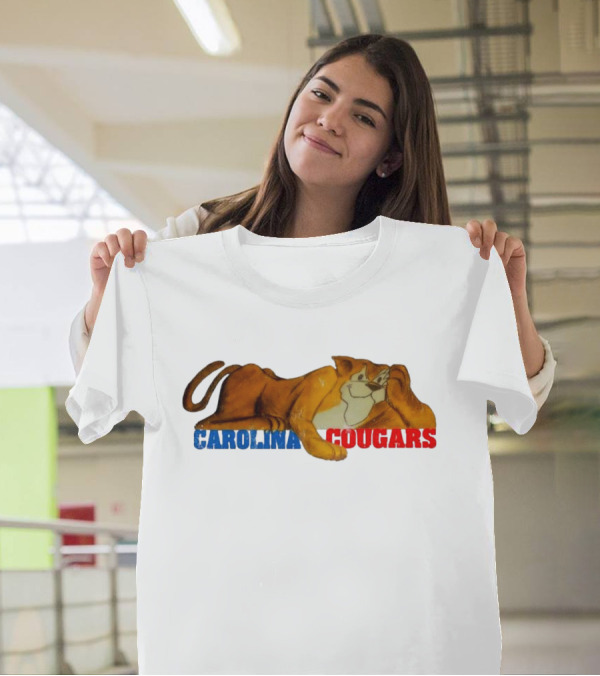 Carolina Cougars Vintage Mascot Retro T-Shirt