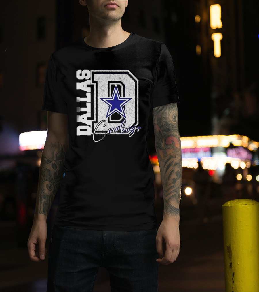 Dallas Cowboys Big D Star T-Shirt