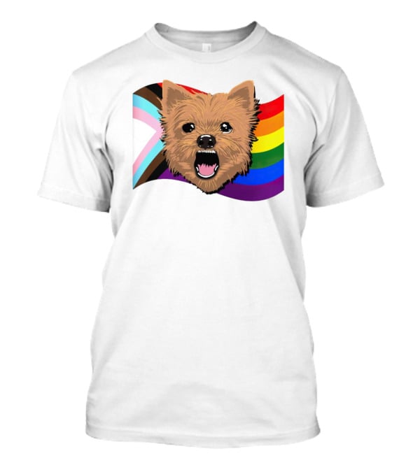 Dog MarcoMania Norwich Havok Pride Rainbow Flag T-Shirt