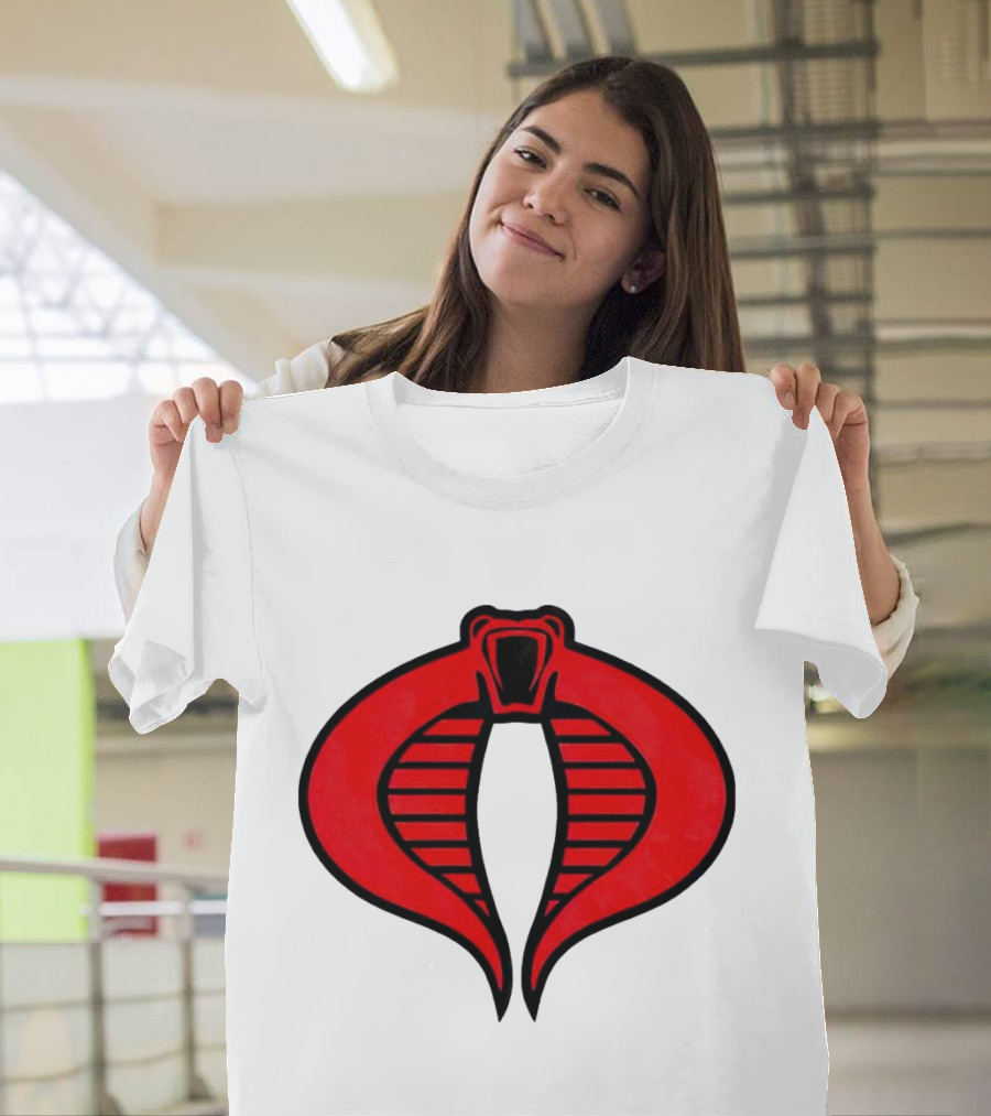 Cobra Red Emblem GI Joe Snake T-Shirt