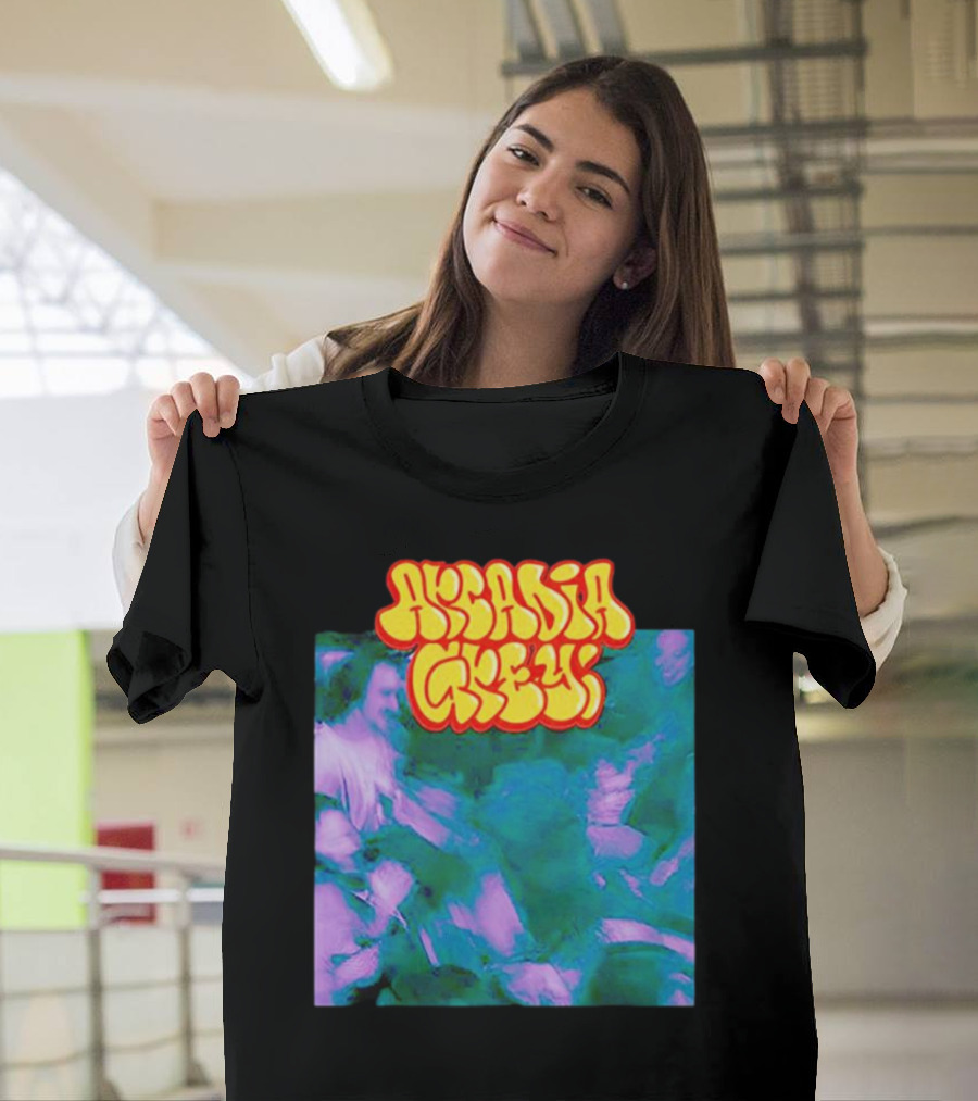 Arcadia Grey Graffiti Smart Punk Concept Psychedelic Vibes T-Shirt